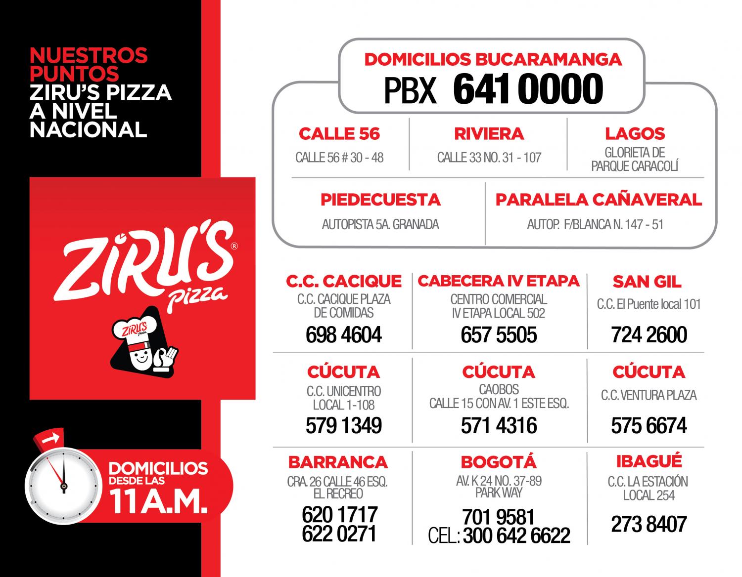 ZIRU'S PIZZA Club Vital de suscriptores Vanguardia